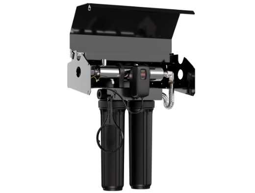 Picture of Davey AquaShield 3 stage UV Smart System with 20 Micron Pleated & 1 Micron PolySpun Cartridges & Cover